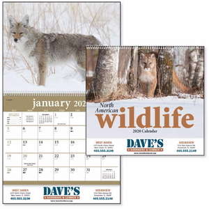 Custom Promotional North American Wildlife Calendar I - 2013