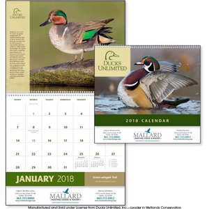 Custom Promotional Ducks Unlimited Calendar - 2013