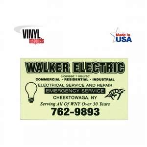 Custom Promotional Nite Glow Business Card