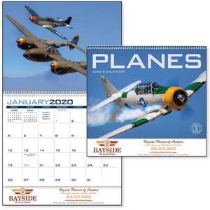 Custom Promotional Planes Calendar - 2013