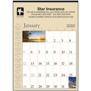 Scenic Contractor (Tan) Calendar - 2013 