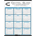 Customized Calendars - Span-A-Year (Laminated with Marker) Calendar - 2013