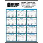 Custom Calendars - Span-A-Year Non-Laminated Calendar - 2013