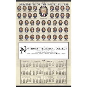 Presidents Hanger Span-A-Year Calendar - 2013