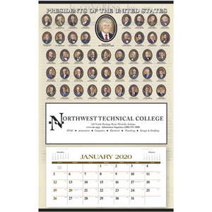 Custom Promotional Presidents Hanger 12-Month Calendar - 2013