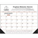 Wholesale Calendars - Desk Pad with Vinyl Corners (Red & Black) Calendar - 2013