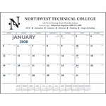Customized Desk Pad Calendars - Desk Pad (Blue & Black) Calendar - 2013