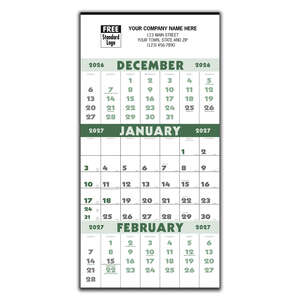 Custom Promotional 3-Month Planner (12 Sheet) Calendar - 2013
