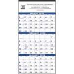 Promotional Large Wall Calendars - 3-Month Planner (4-Sheet) Calendar - 2013