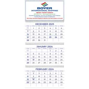 Custom Promotional Commercial Planners (blue & gray) Calendar - 2013