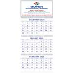 Imprinted Large Wall Calendars - Commercial Planners (blue & gray) Calendar - 2013