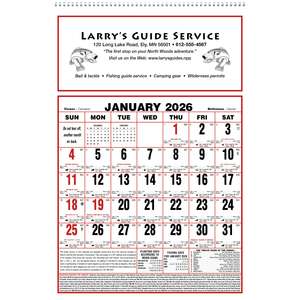 Custom Promotional Large Almanac Calendar - 2013
