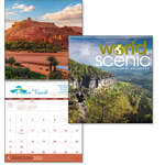 Imprinted Desktop & Office Items - Brilliant World Scenic Calendar - 2013