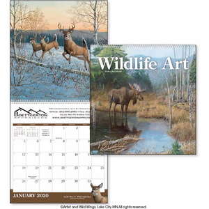 Custom Promotional Stunning Wildlife Art Calendar - 2013