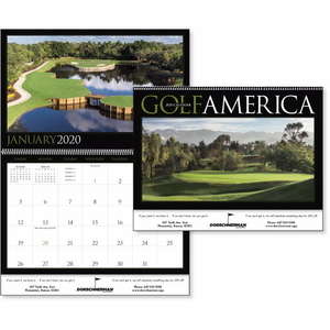 Custom Promotional Golf America Calendar - 2013