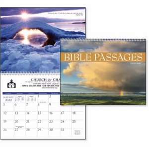 Custom Promotional Bible Passages Calendar - 2013