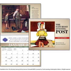 Custom Promotional The Saturday Evening Post Classic Calendar - 2013