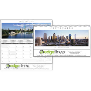 Cityscapes Panoramic Calendar - 2013