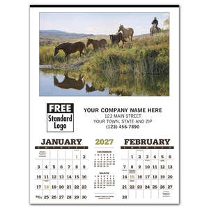 Custom Promotional American West by Tim Cox Calendar II - 2013