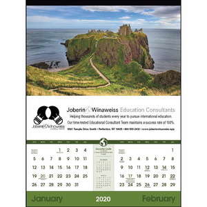 Custom Promotional World Scenic Calendar