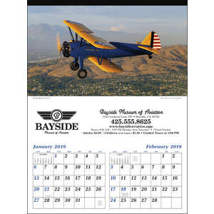 Custom Promotional Aviation Calendar - 2013