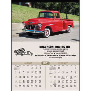 Custom Promotional Antique Trucks Calendar II - 2013