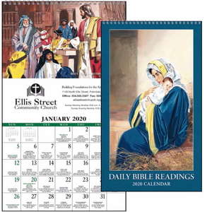 Custom Promotional Daily Bible Readings (Protestant) Calendar - 2013