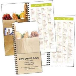 Custom Promotional Grocery Shopper Notebook