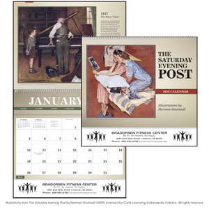 Custom Promotional The Saturday Evening Post Deluxe Pocket Calendar - 2013