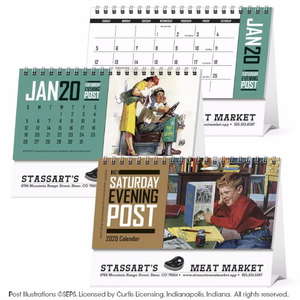 The Classic Saturday Evening Post Desk Calendar - 2013