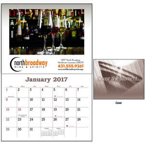 Custom Promotional Liquor Recipe Calendar - 2013