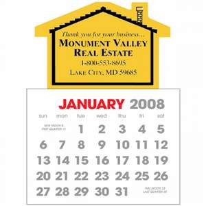 2-Color Stick Up Calendar, English (13-Month) - 2013 