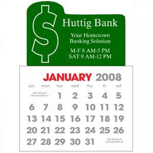2-Color Stick Up Calendar, English (13-Month) - 2013 