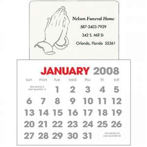 2-Color Stick Up Calendar, English (13-Month) - 2013 
