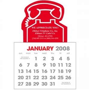 2-Color Stick Up Calendar, English (13-Month) - 2013 