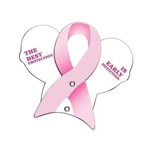 Custom Promotional Four Part Awareness Ribbon Expandable Hand Fan