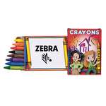 Promotional School & Spirit Items - 8-Pack Crayons