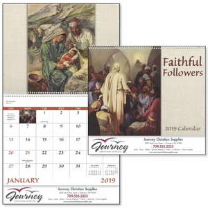 Faithful Followers - Spiral Calendar - 2013