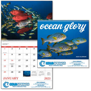 Custom Promotional Ocean Glory - Spiral Calendar - 2013