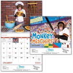 Personalized Calendars - Monkey Mischief - Spiral Calendar - 2013