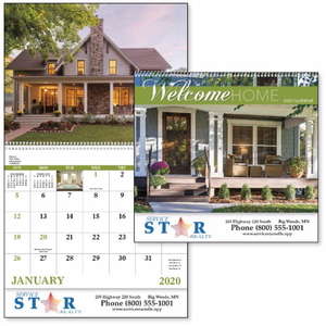 Custom Promotional Welcome Home - Spiral Calendar - 2013