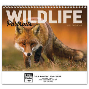Custom Promotional Wildlife Portraits - Spiral Calendar - 2013