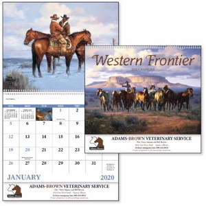 Custom Promotional Western Frontier - Spiral Calendar - 2013