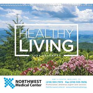 Custom Promotional Healthy Living - Spiral Calendar - 2013