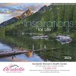 Imprinted Desktop & Office Items - Inspirations for Life - Spiral Calendar - 2013