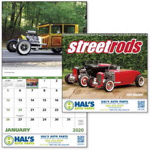 Custom Promotional Street Rods - Spiral Calendar - 2013