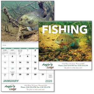 Custom Promotional Fishing - Spiral Calendar - 2013
