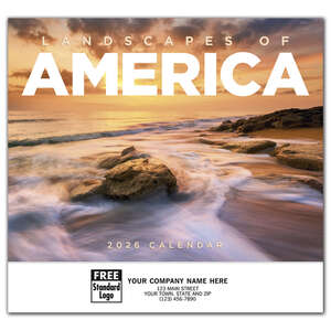 Landscapes of America - Stapled Calendar - 2013