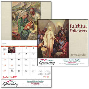 Custom Promotional Faithful Followers - Stapled Calendar - 2013