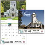 Personalized Desktop & Office Items - Scenic Churches - Stapled Calendar - 2013